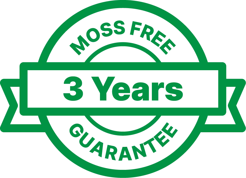 3-Year Moss-Free Guarantee